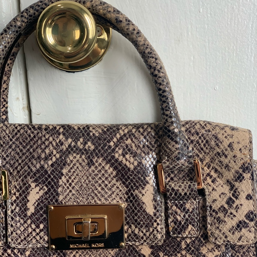 Vintage Michael kors snakeskin bag